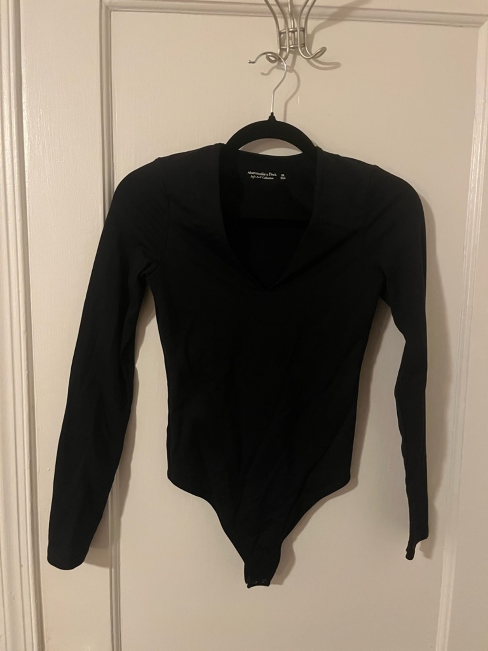Abercrombie & Fitch Black Crewneck Top